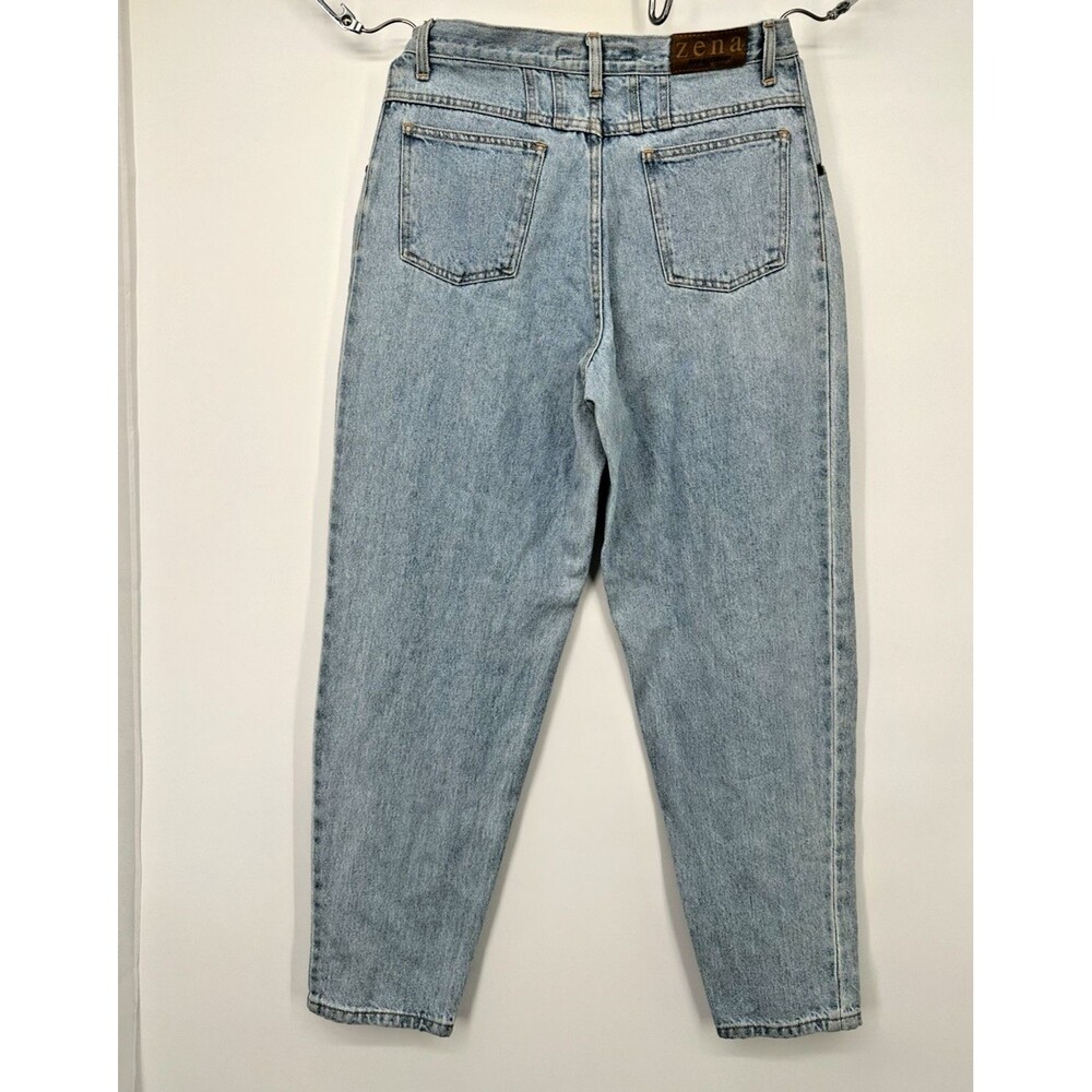 Vintage Y2K 90s Mom jeans  High Waisted Zena Jean Ultra Light Wash Size‎ 11/30 - Picture 4 of 15